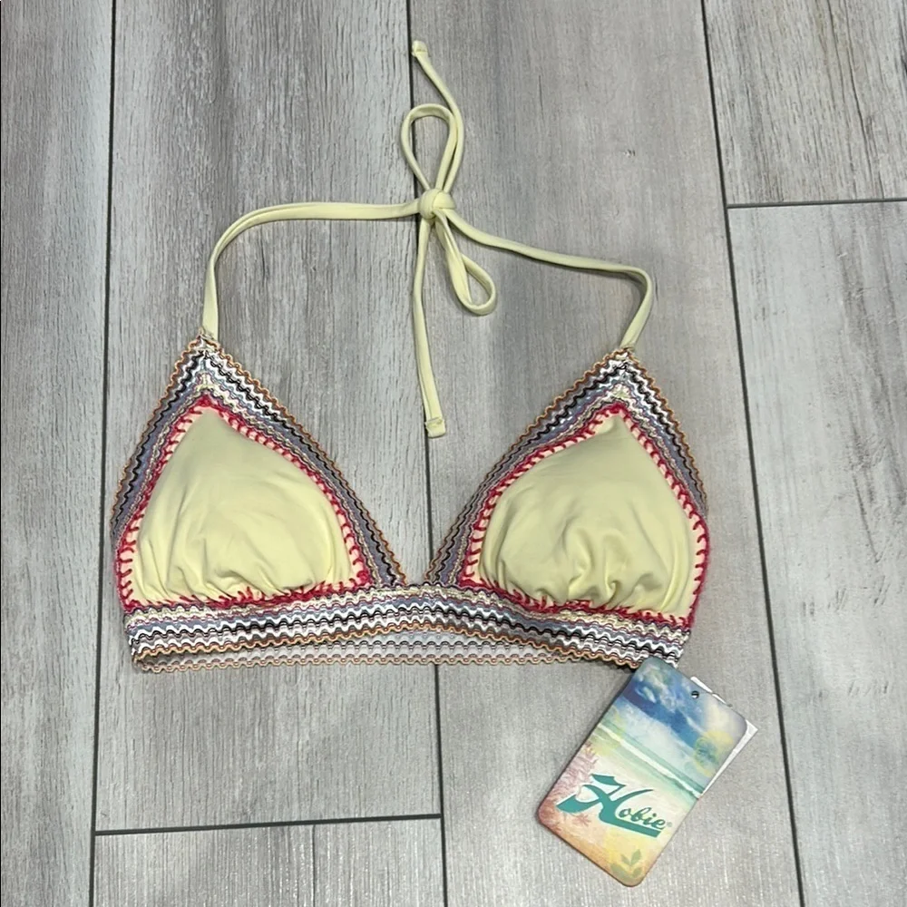 Hobie yellow embroidery